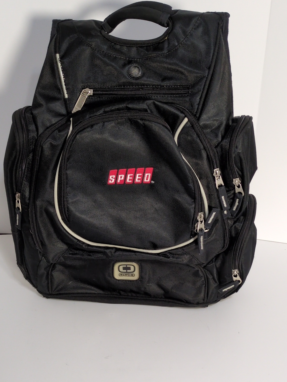 OGIO Speed Heavy Duty Travel Backpack Laptop Bag Black Multi Pocket Unisex 21"